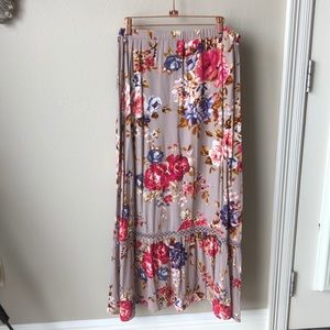 Floral Maxi Skirt
